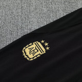 25/26 Argentina Black polo shirts pants suit