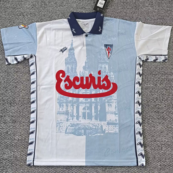 1997/1999 Compostela Home Retro Soccer Jersey (带西甲章)