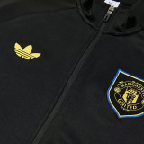 26-27 Man Utd Black Jacket Tracksuit