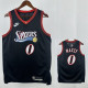 25/26 76ERS MAXEY #0 Black Top Quality Hot Pressing Retro NBA Jersey