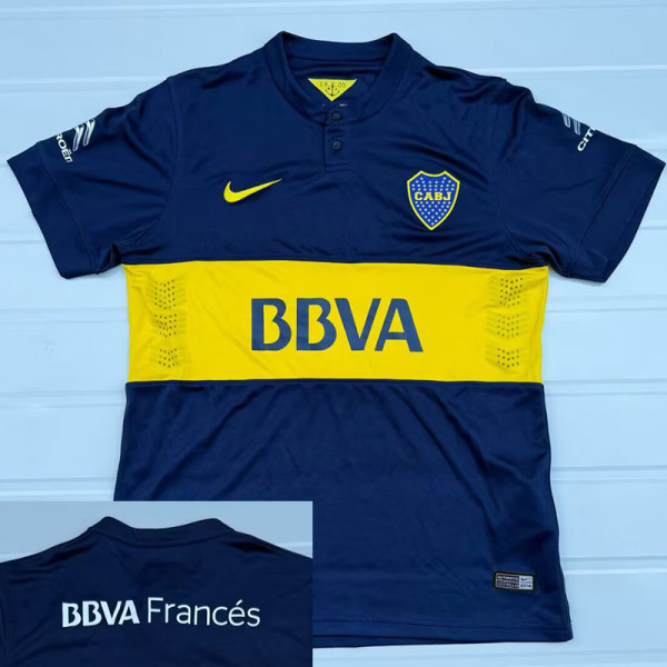 2014/2015 Boca Juniors Home Retro Soccer Jersey