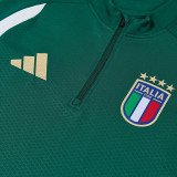 26-27 Italy Green Half Pull Tracksuit (半拉链)