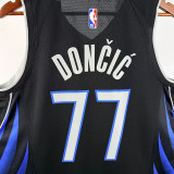 25/26 Dallas Mavericks DONCIC #77 Black City Edition Top Quality Hot Pressing NBA Jersey