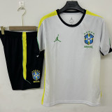 26/27 Brazil White Training Short Suit