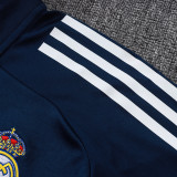 25/26 RMA Royal Blue Kids Half Pull Tracksuit#E25226(童装、半拉链)