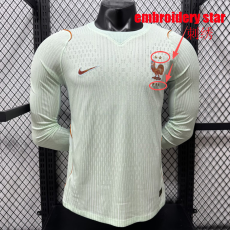 26/27 France Away Long Sleeve Player Version Soccer Jersey