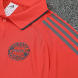 25/26 Bayern Orange polo shirts pants suit