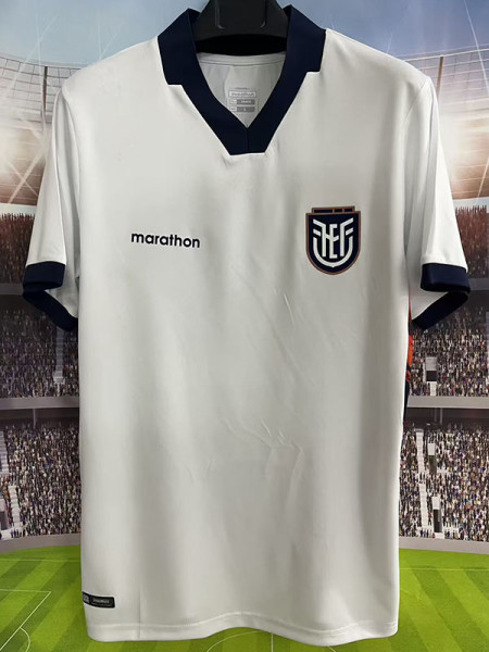 26/27 Ecuador Third White Fans Soccer Jersey(V领)