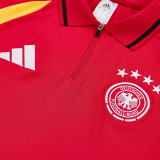 26/27 Germany Red polo shirts pants suit