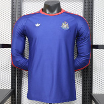 26/27 Newcastle Royal Blue Player Version Long Sleeve Retro T-shirt