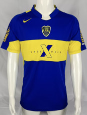2005 Boca Juniors 100th Anniversary Edition Retro Soccer Jersey