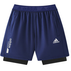 2026 AD Royal Blue Double Layered Sports Shorts#A2003白标上青