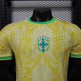 26/27 Brazi World Cup Commemorative Edition Yellow Player Version Soccer Jersey