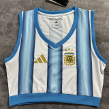 26/27 Argentina Home Women Yoga  Vest