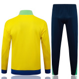 26-27 Brazil Yellow Jacket Tracksuit#A25106