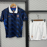 26/27 France Home Kids Soccer Jersey