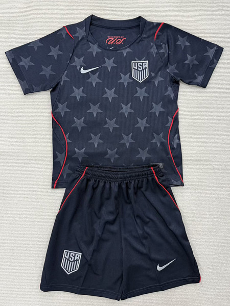 26/27 USA Away Kids Soccer Jersey