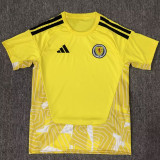 26/27 Scotland Goalkeeper Yellow Fans Soccer Jersey