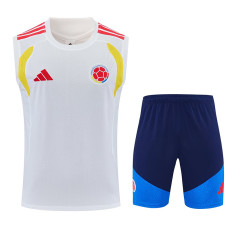 26-27 Colombia White Tank top and shorts suit
