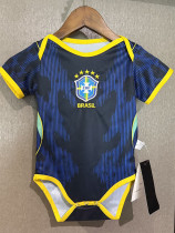 26/27 Brazil Away Baby Infant Crawl Suit