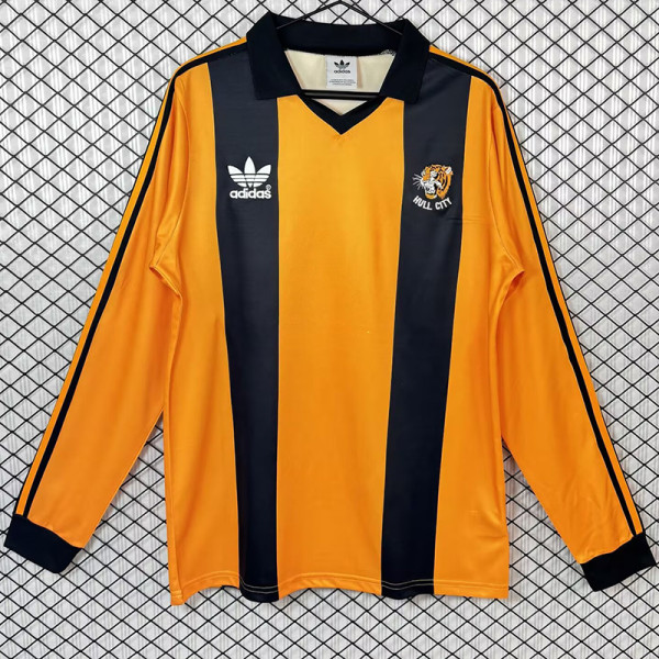 1981/1982 Hull City Home Long Sleeve Retro Soccer Jersey