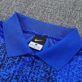 25/26 France Royal Blue polo shirts pants suit