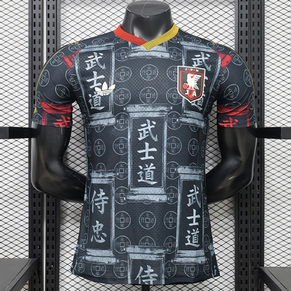 26/27Japan Bushido Black Player Version Soccer Jersey