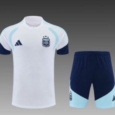 26/27 Argentina White Training Short Suit