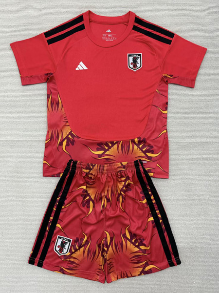 26-27Japan Goalkeeper Red Kids Soccer Jersey