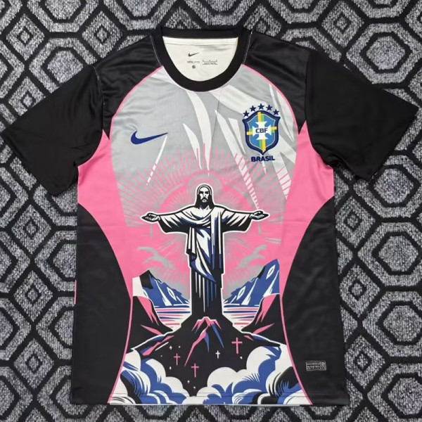 26/27 Brazil Goddess Edition Pink Fans Soccer Jersey