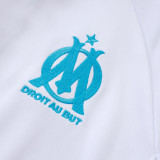 26/276 Marseille White Kids Half Pull Tracksuit #E25222 (童装、半拉链)