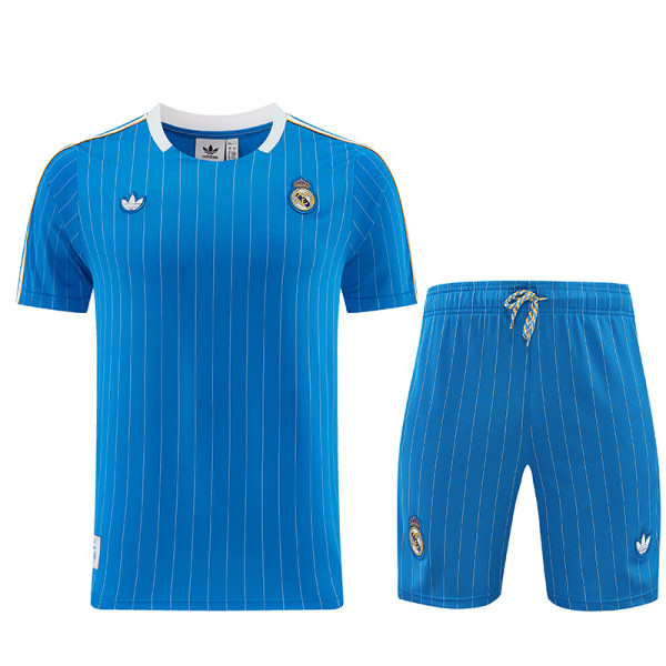 26/27 RMA Blue Training Shorts Suit