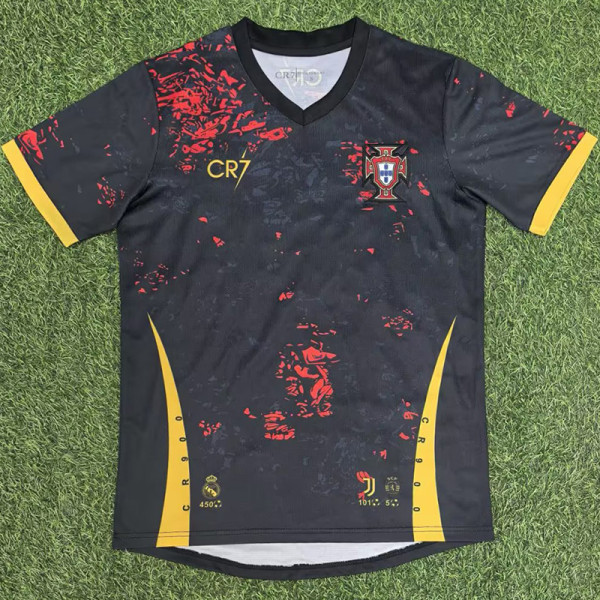 26/27 Portugal Black CR7 Training shtirt