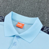 26-27 Man City Sky Blue polo shirts pants suit