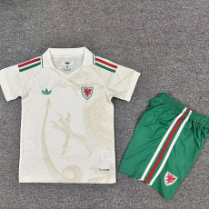 26-27 Wales Away Kids Soccer Jersey