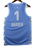 24/25 Cavaliers HARDEN #1Sky Blue City Edition Top Quality Hot Pressing Retro NBA Jersey