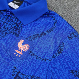 25/26 France Royal Blue polo shirts pants suit