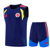 26-27 Colombia Royal Blue Tank top and shorts suit