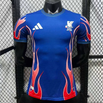 26-27Japan Flame Edition Blue Player Version Soccer Jersey