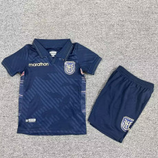 26-27 Ecuador Away Kids Soccer Jersey(V领)
