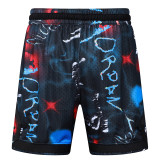 26/27 Flying Man Casual NBA Edition Nightfall black shorts#C2519