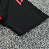 25/26  River Plate Black polo shirts pants suit