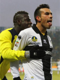 2012/2013 Parma Home Retro Soccer Jersey#17带联赛章