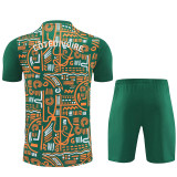 26/27 Ivory Coast Green Training Shorts Suit