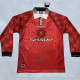 1996/1997 Man Utd Home Long Sleeve Retro Soccer Jersey