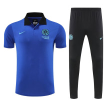 25/26 INT Blue polo shirts pants suit