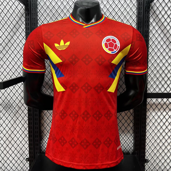 26/27 Colombia World Cup Commemorative Edition Red Player Version Soccer Jersey