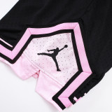 26/27 Flying Man Casual NBA Edition Mesh Black shorts#A2510