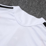 26/27 Germany White Kids Half Pull Tracksuit #E26004(童装/半拉链）