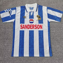 1992/1993 Sheffield Wednesday Home  Retro  Soccer Jersey